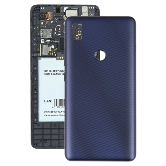 With Hole Battery Back Cover for ZTE Blade L210(Blue) - For ZTE by buy2fix | Online Shopping UK | buy2fix