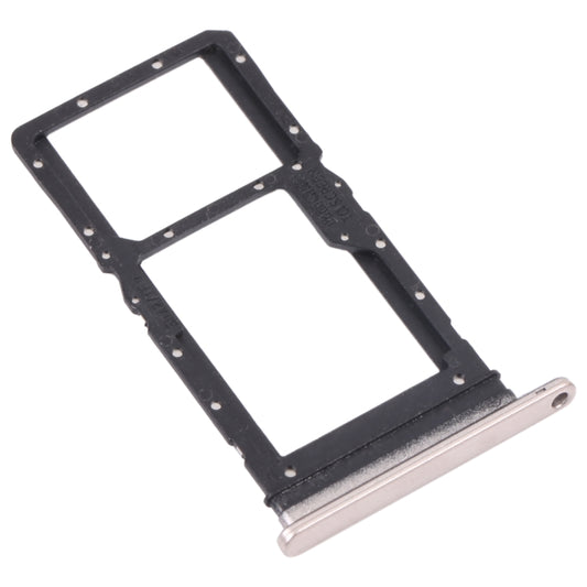 SIM Card Tray + SIM Card Tray / Micro SD Card Tray for Honor Play 30 Plus(Gold) - Card Tray by buy2fix | Online Shopping UK | buy2fix