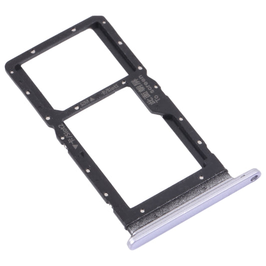SIM Card Tray + SIM Card Tray / Micro SD Card Tray for Honor Play 20 (Purple) - Card Tray by buy2fix | Online Shopping UK | buy2fix