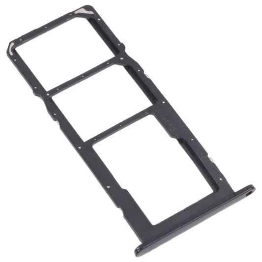 SIM Card Tray + SIM Card Tray + Micro SD Card Tray for Honor 20e (Black) - Card Tray by buy2fix | Online Shopping UK | buy2fix