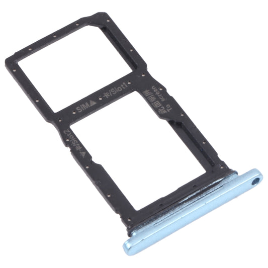 SIM Card Tray + SIM Card Tray / Micro SD Card Tray for Honor 9X (Green) - Card Tray by buy2fix | Online Shopping UK | buy2fix