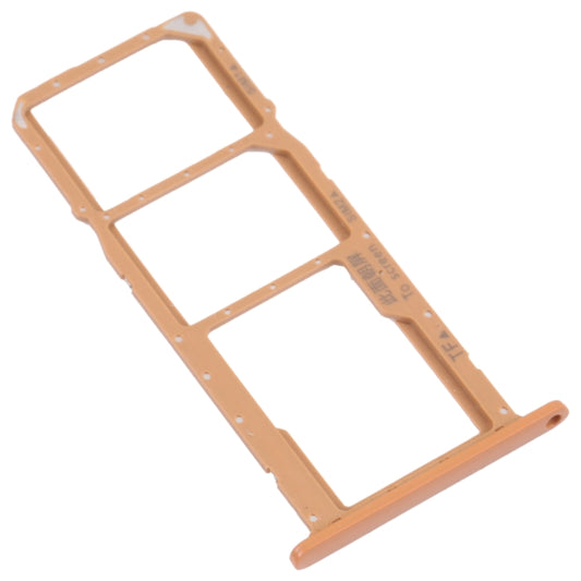 SIM Card Tray + SIM Card Tray + Micro SD Card Tray for Honor Play 8(Brown) - Card Tray by buy2fix | Online Shopping UK | buy2fix