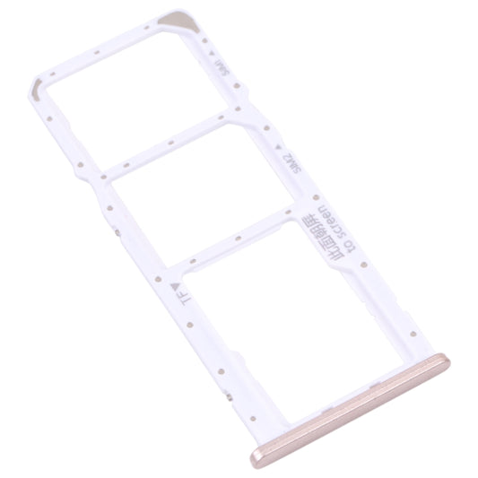 SIM Card Tray + SIM Card Tray + Micro SD Card Tray for Honor 7C (Gold) - Card Tray by buy2fix | Online Shopping UK | buy2fix
