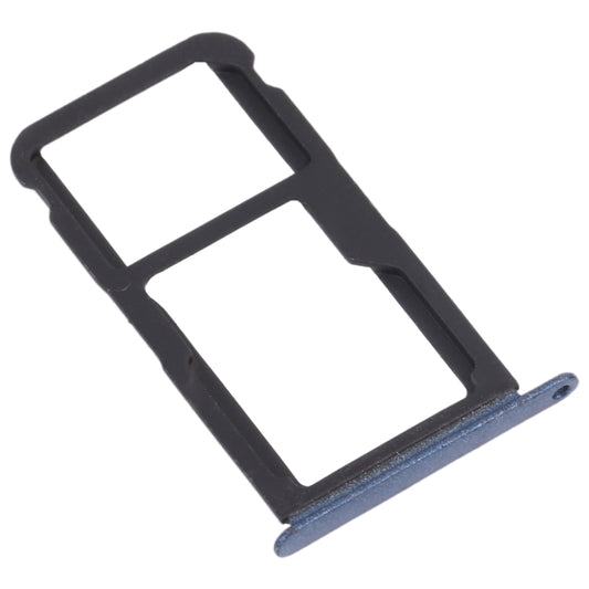 SIM Card Tray + SIM Card Tray / Micro SD Card Tray for Honor Play 6 (Blue) - Card Tray by buy2fix | Online Shopping UK | buy2fix