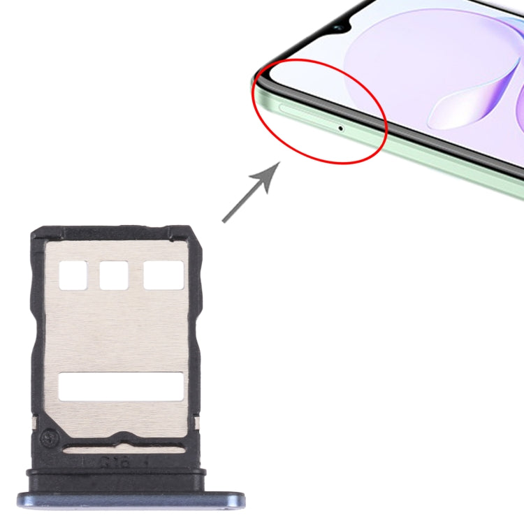 SIM Card Tray + SIM Card Tray for Huawei Nzone S7 5G (Blue) by buy2fix