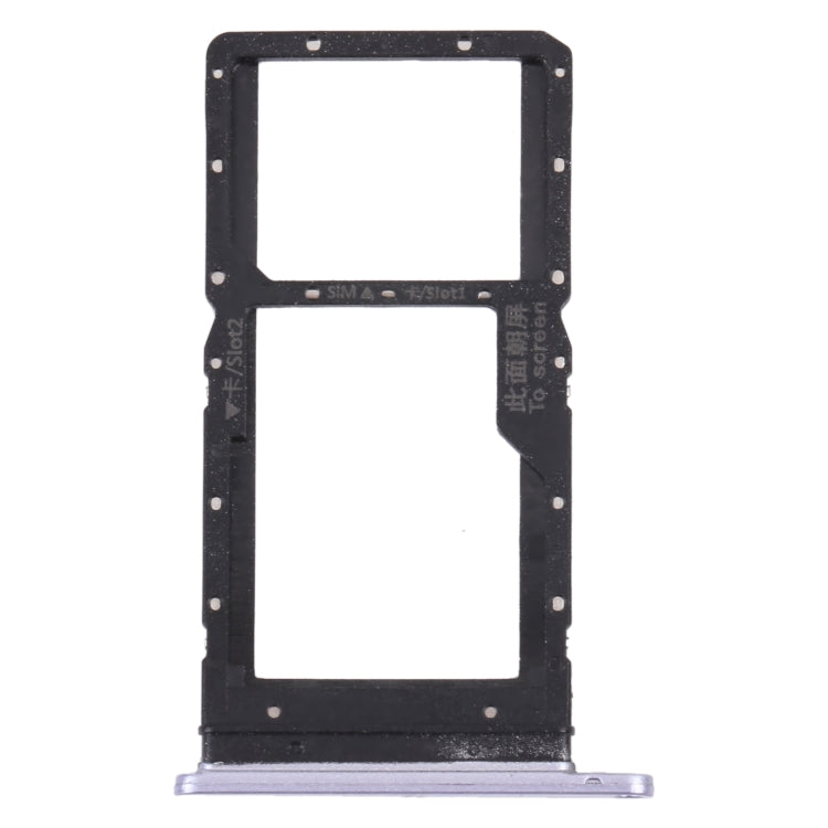 SIM Card Tray + SIM Card Tray / Micro SD Card Tray for Huawei Maimang 10 SE (Purple) by buy2fix