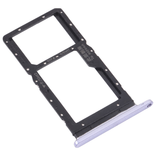 SIM Card Tray + SIM Card Tray / Micro SD Card Tray for Huawei Maimang 10 SE (Purple) - Card Socket by buy2fix | Online Shopping UK | buy2fix