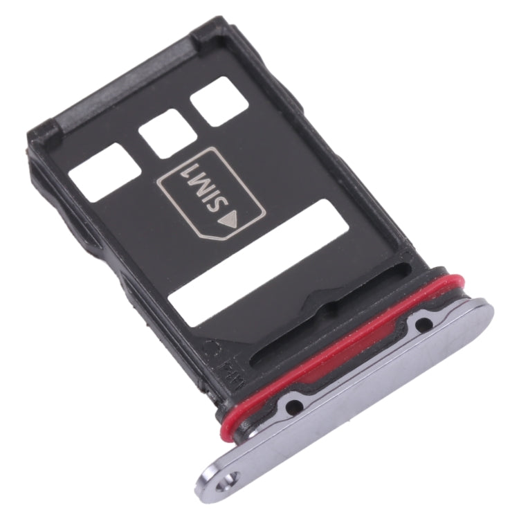 SIM Card Tray + NM Card Tray for Huawei P50 Pro+ (Black) by buy2fix