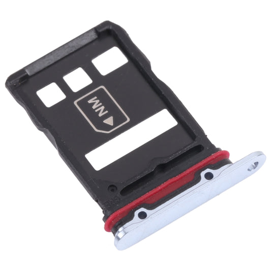 SIM Card Tray + NM Card Tray for Huawei P50 Pro+ (Blue) - Card Socket by buy2fix | Online Shopping UK | buy2fix