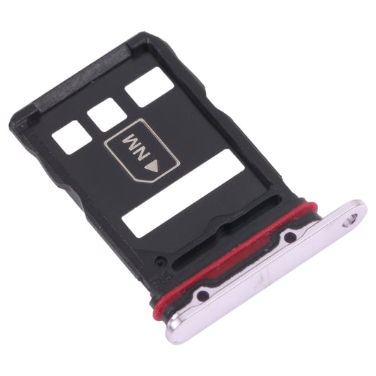 SIM Card Tray + NM Card Tray for Huawei P50 Pro+ (Purple) - Card Socket by buy2fix | Online Shopping UK | buy2fix