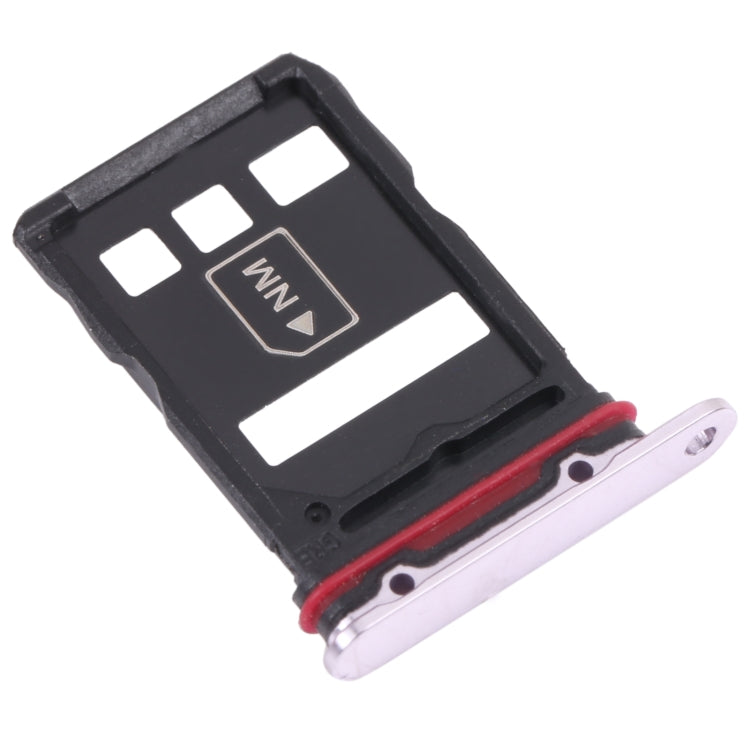 SIM Card Tray + NM Card Tray for Huawei P50 Pro+ (Purple) by buy2fix