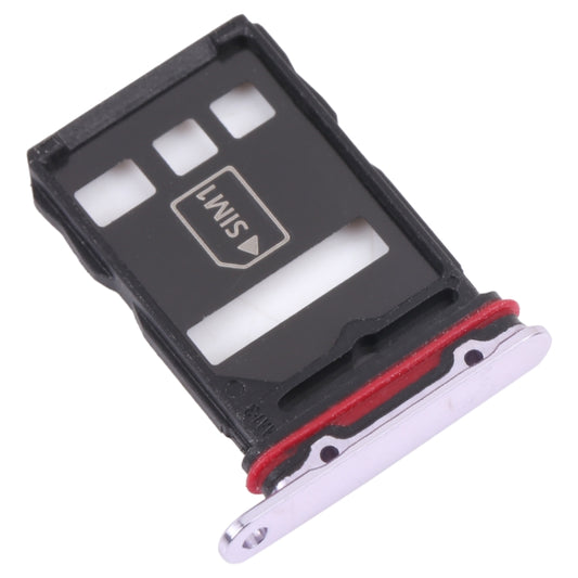 SIM Card Tray + NM Card Tray for Huawei P50 Pro (Pink) - Card Socket by buy2fix | Online Shopping UK | buy2fix