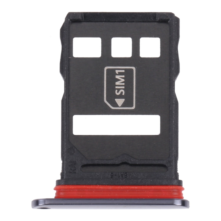 SIM Card Tray + NM Card Tray for Huawei Mate 40E 5G (Black) by buy2fix