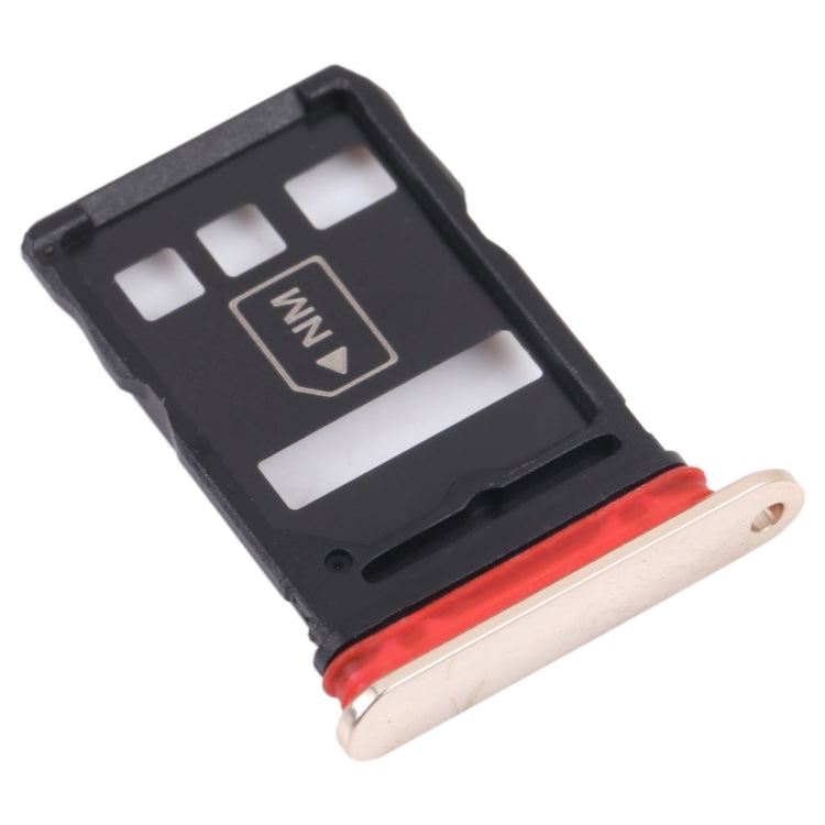 SIM Card Tray + NM Card Tray for Huawei Mate 40E 5G (Gold) by buy2fix