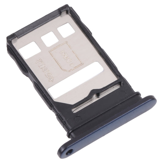 SIM Card Tray + SIM/NM Card Tray for Huawei Y9a (Blue) - Card Socket by buy2fix | Online Shopping UK | buy2fix