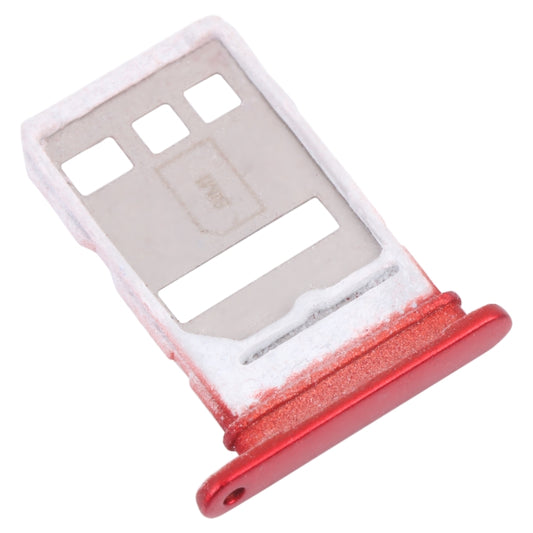 SIM Card Tray + SIM/NM Card Tray for Huawei Y9a(Red) - Card Socket by buy2fix | Online Shopping UK | buy2fix