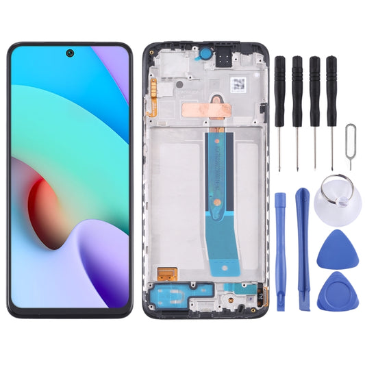 Original AMOLED LCD Screen and Digitizer Full Assembly with Frame for Xiaomi Redmi Note 11 4G 2201117TG - LCD Screen by buy2fix | Online Shopping UK | buy2fix