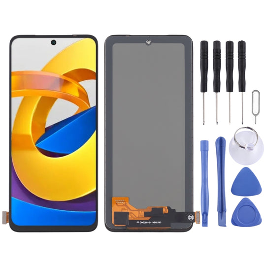 TFT Material LCD Screen and Digitizer Full Assembly for Xiaomi Redmi Note 11 4G/Redmi Note 11S 4G/Poco M4 Pro