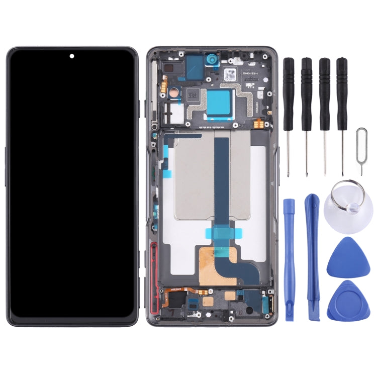 Original LCD Screen and Digitizer Full Assembly with Frame for Xiaomi Redmi K50 Gaming/Poco F4 GT(Black) - LCD Screen by buy2fix | Online Shopping UK | buy2fix