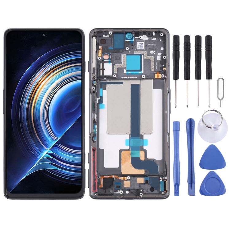 Original LCD Screen and Digitizer Full Assembly with Frame for Xiaomi Redmi K50 Gaming/Poco F4 GT(Black) - LCD Screen by buy2fix | Online Shopping UK | buy2fix