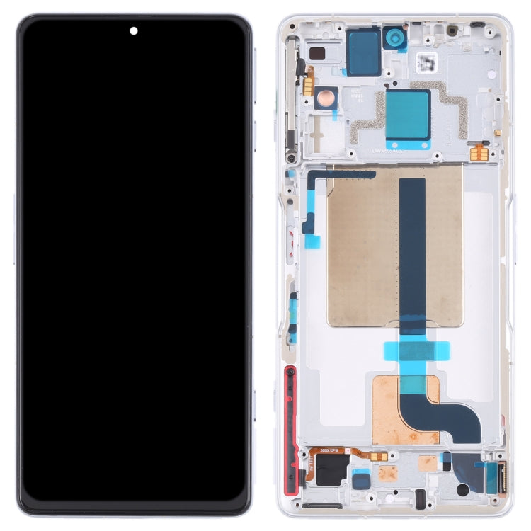 Original LCD Screen and Digitizer Full Assembly with Frame for Xiaomi Redmi K50 Gaming/Poco F4 GT(White) - LCD Screen by buy2fix | Online Shopping UK | buy2fix