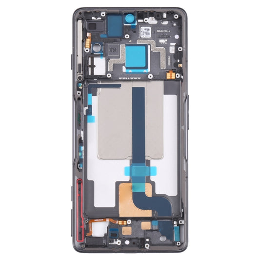 Front Housing LCD Frame Bezel Plate for Xiaomi Redmi K50 Gaming/Poco F4 GT(Black) - Frame Bezel Plate by buy2fix | Online Shopping UK | buy2fix