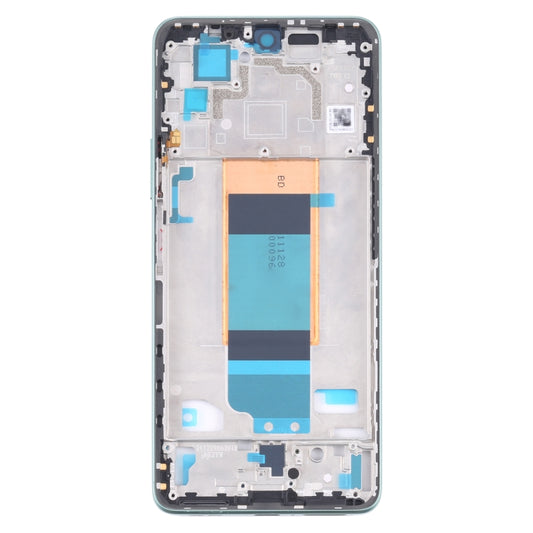 Front Housing LCD Frame Bezel Plate for Xiaomi Redmi K40S / Poco F4(Green) - Frame Bezel Plate by buy2fix | Online Shopping UK | buy2fix