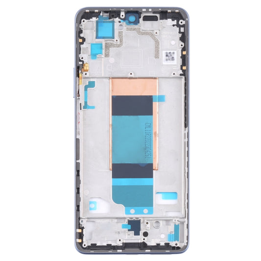 Front Housing LCD Frame Bezel Plate for Xiaomi Redmi K40S / Poco F4(Blue) - Frame Bezel Plate by buy2fix | Online Shopping UK | buy2fix