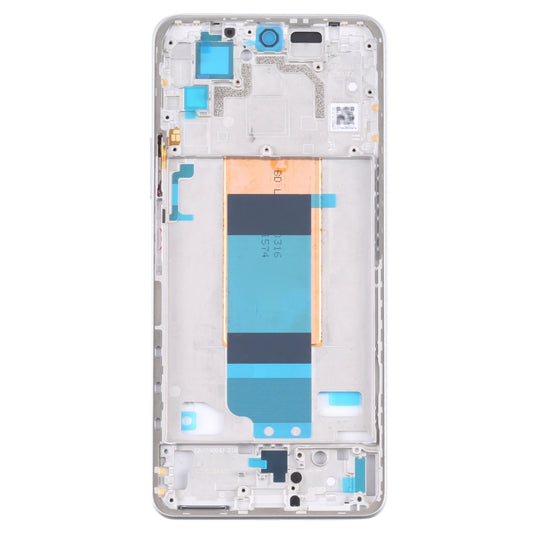 Front Housing LCD Frame Bezel Plate for Xiaomi Redmi K40S / Poco F4(Silver) - Frame Bezel Plate by buy2fix | Online Shopping UK | buy2fix