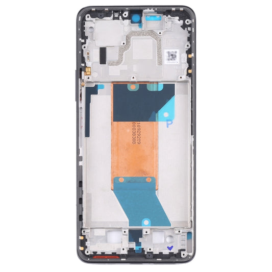 Front Housing LCD Frame Bezel Plate for Xiaomi Redmi K50 / Redmi K50 Pro(Black) - Frame Bezel Plate by buy2fix | Online Shopping UK | buy2fix