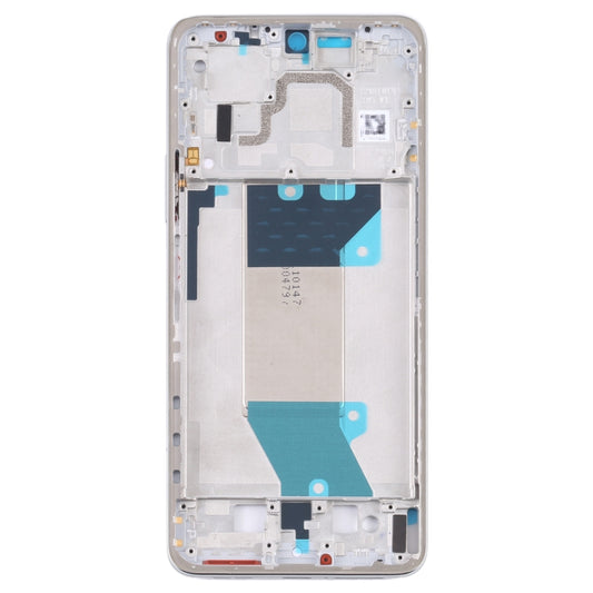 Front Housing LCD Frame Bezel Plate for Xiaomi Redmi K50 / Redmi K50 Pro(Silver) - Frame Bezel Plate by buy2fix | Online Shopping UK | buy2fix