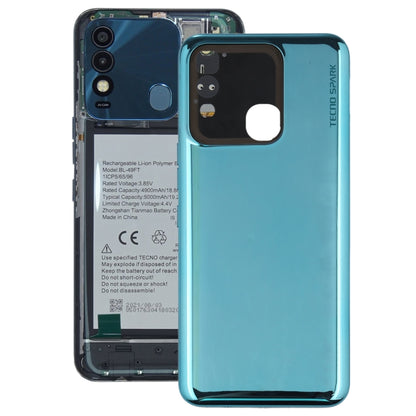 For Tenco Spark 8T KG6p Original Battery Back Cover (Green) - Back Cover by buy2fix | Online Shopping UK | buy2fix