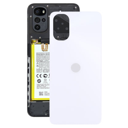 Original Battery Back Cover for Motorola Moto G22(White) - Back Cover by buy2fix | Online Shopping UK | buy2fix
