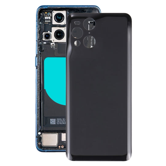Akkurückseite für OPPO Find X3 Pro/Find X3 (Schwarz)