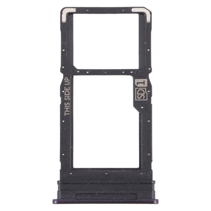 SIM Card Tray + Micro SD Card Tray for Motorola Moto G 5G (Grey) - Card Socket by buy2fix | Online Shopping UK | buy2fix