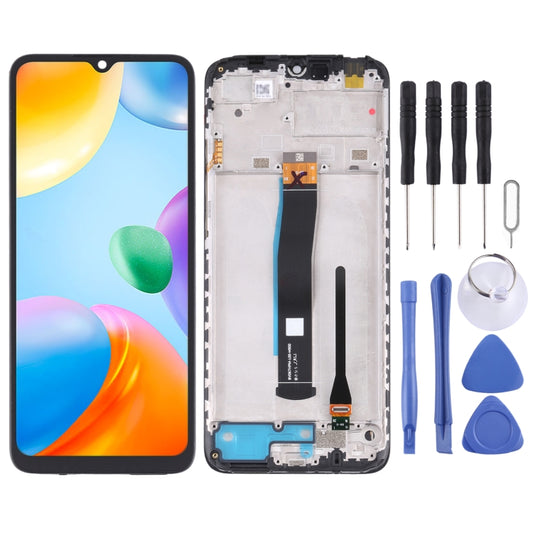Original LCD Screen and Digitizer Full Assembly with Frame for Xiaomi Redmi 10C/Redmi 10 India/Poco C40 - LCD Screen by buy2fix | Online Shopping UK | buy2fix