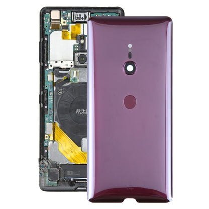 Original Battery Back Cover with Fingerprint for Sony Xperia XZ3(Rose Red) -  by buy2fix | Online Shopping UK | buy2fix