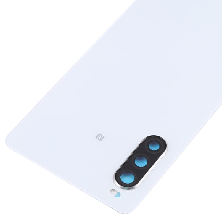 Original Battery Back Cover for Sony Xperia 10 II(White) by buy2fix