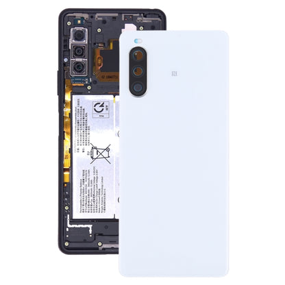Original Battery Back Cover for Sony Xperia 10 II(White) by buy2fix