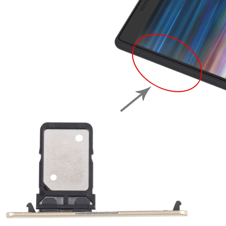 SIM Card Tray for Sony Xperia 10 Plus (Gold) by buy2fix