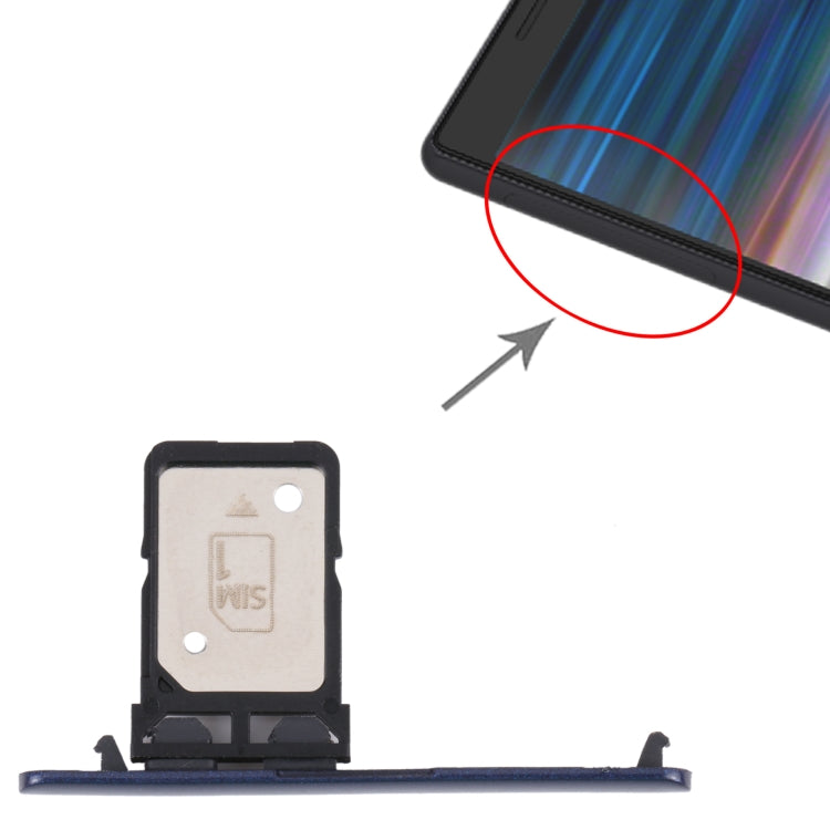 SIM Card Tray for Sony Xperia 10 Plus (Blue) by buy2fix