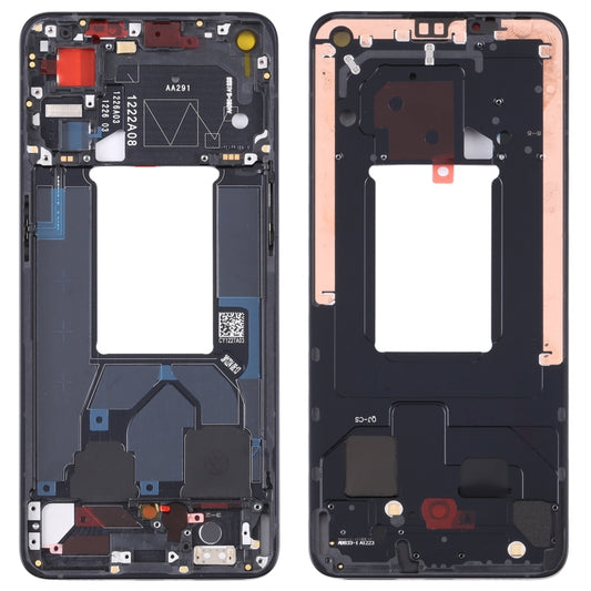 For OPPO Reno7 5G China PFJM10 Original Front Housing LCD Frame Bezel Plate (Black) - Frame Bezel Plate by buy2fix | Online Shopping UK | buy2fix