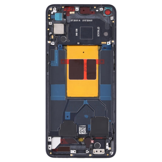For OPPO Reno6 5G PEQM00 CPH2251 Original Front Housing LCD Frame Bezel Plate (Black) - Frame Bezel Plate by buy2fix | Online Shopping UK | buy2fix