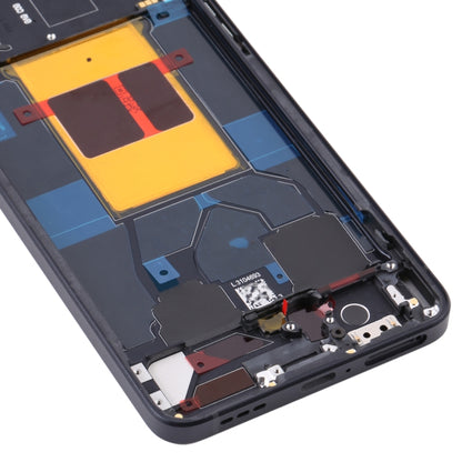 For OPPO Reno6 5G PEQM00 CPH2251 Original Front Housing LCD Frame Bezel Plate (Black) - Frame Bezel Plate by buy2fix | Online Shopping UK | buy2fix