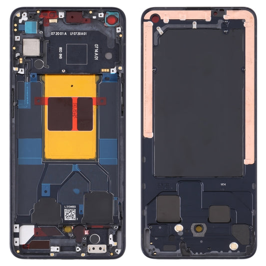 For OPPO Reno6 5G PEQM00 CPH2251 Original Front Housing LCD Frame Bezel Plate (Black) - Frame Bezel Plate by buy2fix | Online Shopping UK | buy2fix