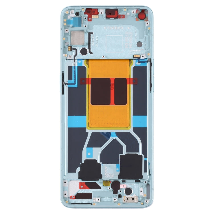 For OPPO Reno6 5G PEQM00 CPH2251 Original Front Housing LCD Frame Bezel Plate (Green) - Frame Bezel Plate by buy2fix | Online Shopping UK | buy2fix