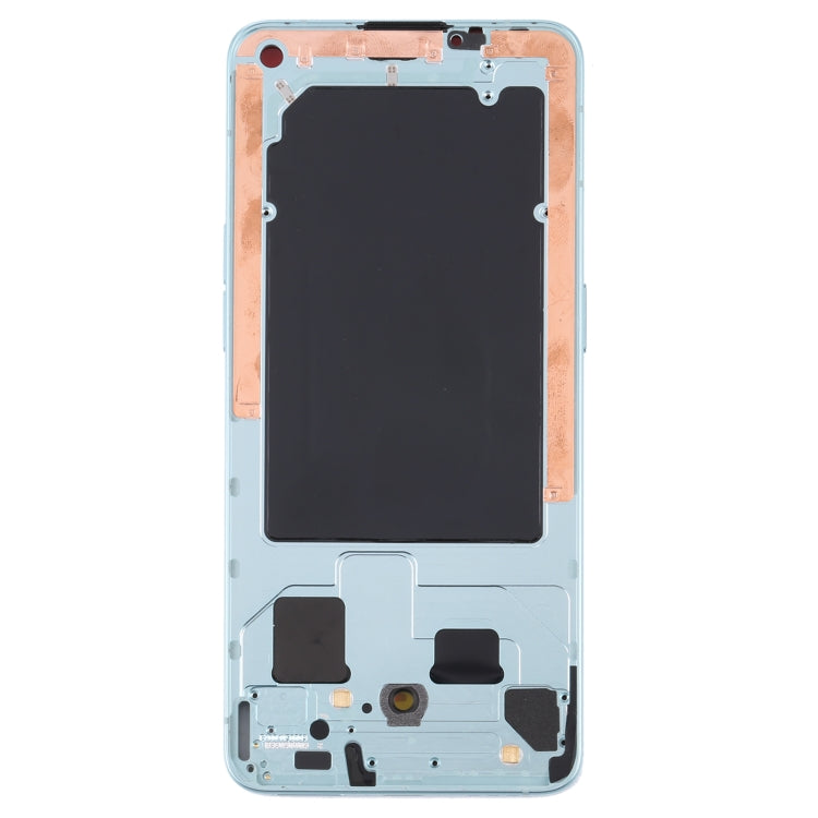 For OPPO Reno6 5G PEQM00 CPH2251 Original Front Housing LCD Frame Bezel Plate (Green) - Frame Bezel Plate by buy2fix | Online Shopping UK | buy2fix