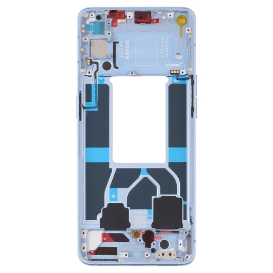 For OPPO Reno6 5G PEQM00 CPH2251 Original Front Housing LCD Frame Bezel Plate (Blue) - Frame Bezel Plate by buy2fix | Online Shopping UK | buy2fix