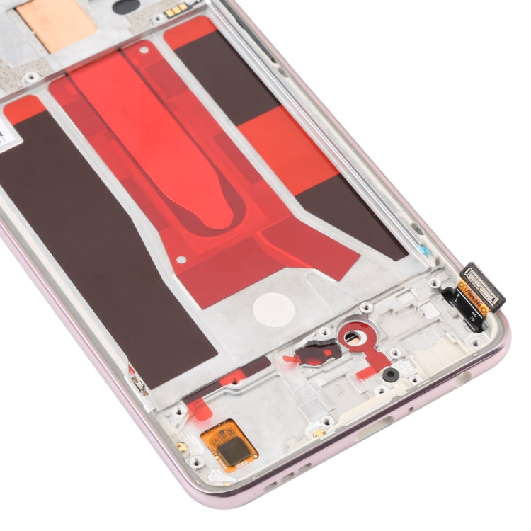 Original LCD Screen For OPPO Reno3 5G/Reno3 Youth/F15/Find X2 Lite/K7 5G Digitizer Full Assembly with Frame (Pink) - LCD Screen by buy2fix | Online Shopping UK | buy2fix