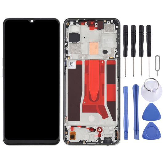 Original LCD Screen For OPPO Reno3 5G/Reno3 Youth/F15/Find X2 Lite/K7 5G Digitizer Full Assembly with Frame (Gold) - LCD Screen by buy2fix | Online Shopping UK | buy2fix